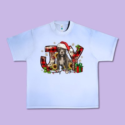 Christmas Joy Pitbull Urban Heavy Tee Designed By Jahusdesignshop