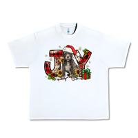 White Christmas joy pitbull Urban Heavy Tee - JahusDesignShop