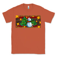 Copper christmas tree with snowman Classic Tee - AdoDesignShop