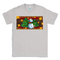 Moon Dust christmas tree with snowman Classic Tee - AdoDesignShop