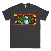 Smoke christmas tree with snowman Classic Tee - AdoDesignShop