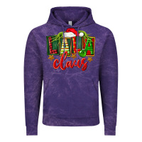 Cloud Purple Christmas lala claus Vintage Hoodie - FaDigitalArtStudio