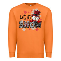 Carrot let it snow sowman snowflake Premium Sweatshirt - MaliasSmallBusiness