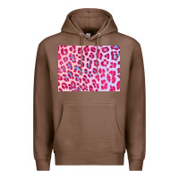 Chestnut leopard background pink shimmer 3200x2400 Premium Hoodie - AdoDesignShop