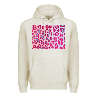 Oatmeal Heather leopard background pink shimmer 3200x2400 Premium Hoodie - AdoDesignShop
