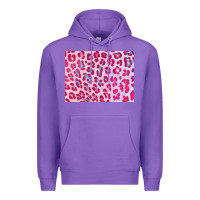 Purple leopard background pink shimmer 3200x2400 Premium Hoodie - AdoDesignShop