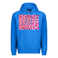 True Royal leopard background pink shimmer 3200x2400 Premium Hoodie - AdoDesignShop