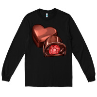 Black heart chocolate Long Sleeve Tee - AdoDesignShop