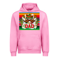 Fuchsia Pink nacho average dad father's day Urban Hoodie - TumblerDesignByShophia