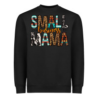 Black Small Business Mama Heavyweight Sweatshirt - FaDigitalArtStudio