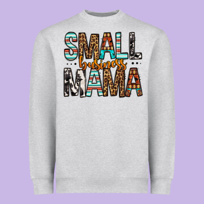 Small Business Mama Heavyweight Sweatshirt Designed By Fadigitalartstudio