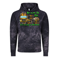 Cloud Black Be Nice To The Bus Driver It's A Long Walk Home Vintage Hoodie - CowhideDigitalArt