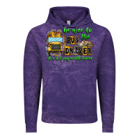 Cloud Purple Be Nice To The Bus Driver It's A Long Walk Home Vintage Hoodie - CowhideDigitalArt