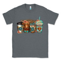 Charcoal Heather serape floral longhaired cow coffee cups Classic Tee - Jasminsmagicworld
