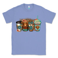 Colony Blue serape floral longhaired cow coffee cups Classic Tee - Jasminsmagicworld