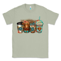 Matcha serape floral longhaired cow coffee cups Classic Tee - Jasminsmagicworld