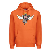 Carrot angel baby pig Premium Hoodie - BarkalooDesign