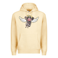 Pina Colada angel baby pig Premium Hoodie - BarkalooDesign