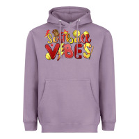 Lavender softball vibes Heavyweight Hoodie - MaliasSmallBusiness
