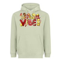 Matcha softball vibes Heavyweight Hoodie - MaliasSmallBusiness