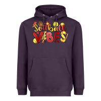 Plum softball vibes Heavyweight Hoodie - MaliasSmallBusiness
