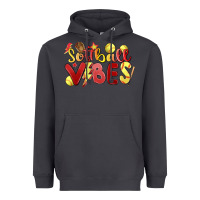 Smoke softball vibes Heavyweight Hoodie - MaliasSmallBusiness