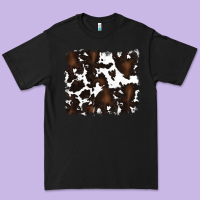 Cowhide Background Premium Tee Designed By Ranaportraitstore