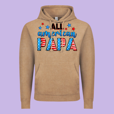 All American Papa Vintage Hoodie Designed By Neo Western