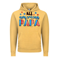 Vintage Mustard All American papa Vintage Hoodie - Neo Western