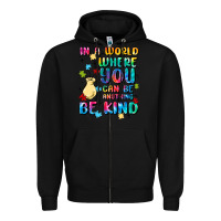Black in a world where you can be anything Zipper Hoodie - MaliasSmallBusiness