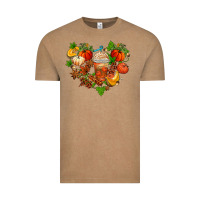 Vintage Coffee fall pumpkin heart Vintage Tee - AdoDesignShop