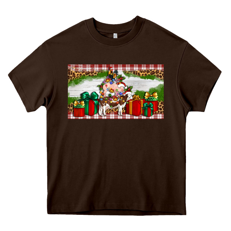 Stocked Christmas Farm Heavy Core Tee by Artiststas | Teevron