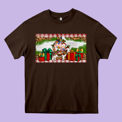 Stocked Christmas Farm Heavy Core Tee Designed By Artiststas