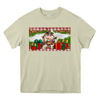 Mossy Stocked christmas farm Heavy Core Tee - Artiststas
