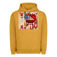 Pigment Peanut Butter red white and bbq usa flag Urban Hoodie - TumblerDesignByShophia