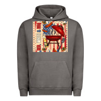 Pigment Tornado red white and bbq usa flag Urban Hoodie - TumblerDesignByShophia
