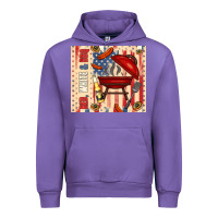 Tulip red white and bbq usa flag Urban Hoodie - TumblerDesignByShophia