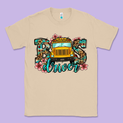 School Bus Driver Classic Tee Designed By Jasminsmagicworld
