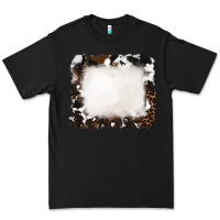 Black cowhide and leopard background Premium Tee - RanaPortraitStore