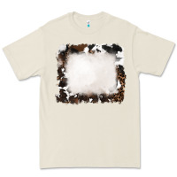 Bone cowhide and leopard background Premium Tee - RanaPortraitStore