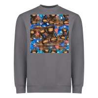 Storm 4th of juky veteran boots seamless pattern Heavyweight Sweatshirt - HRA Design Shop
