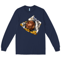 Navy chocolate package Long Sleeve Tee - AdoDesignShop