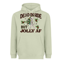 Matcha dead inside but jolly af Heavyweight Hoodie - MaliasSmallBusiness