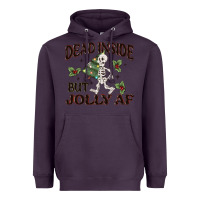Plum dead inside but jolly af Heavyweight Hoodie - MaliasSmallBusiness