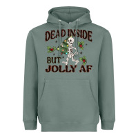 Sage dead inside but jolly af Heavyweight Hoodie - MaliasSmallBusiness