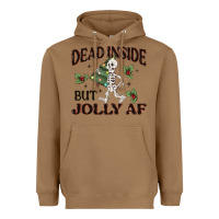 Toasted Coconut dead inside but jolly af Heavyweight Hoodie - MaliasSmallBusiness