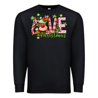 Black love christmas deer Premium Sweatshirt - MaliasSmallBusiness