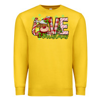 Lemon love christmas deer Premium Sweatshirt - MaliasSmallBusiness