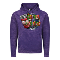 Cloud Purple coffe Vintage Hoodie - CowhideDigitalArt
