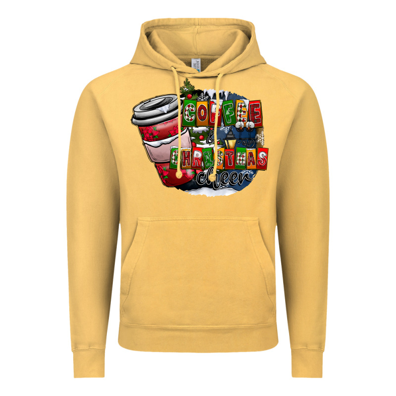 Coffe Vintage Hoodie by CowhideDigitalArt | Teevron
